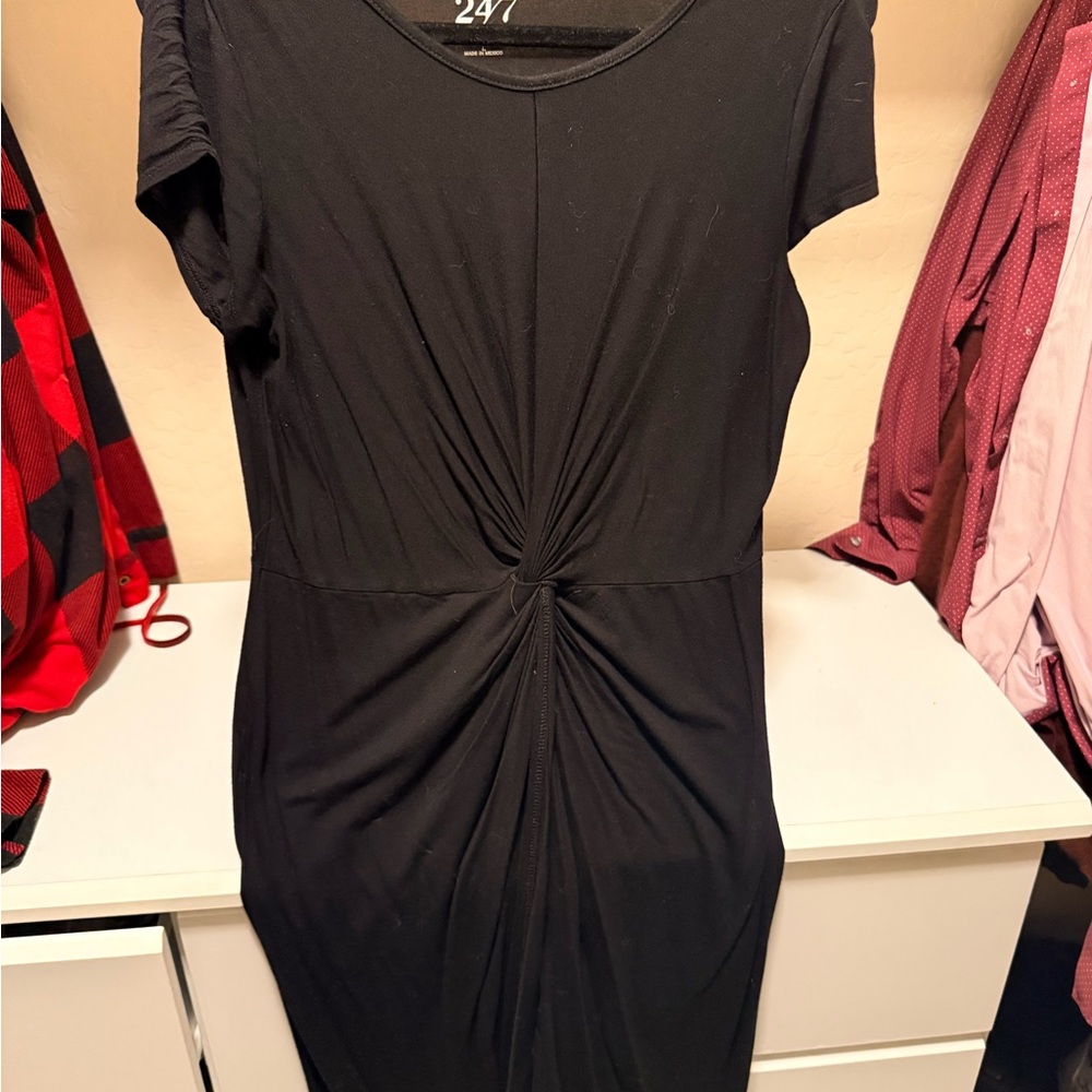 Maurices Black High Low Dress